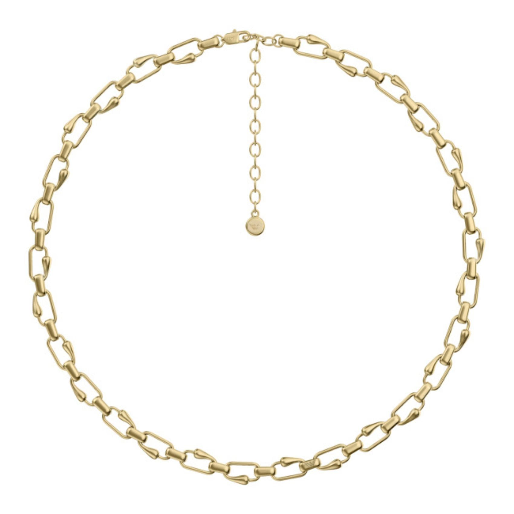 Χρυσή αλυσίδα λαιμού Emporio Armani Iconic Trend EGS3390710 από ορείχαλκο με επιμήκεις κρίκους