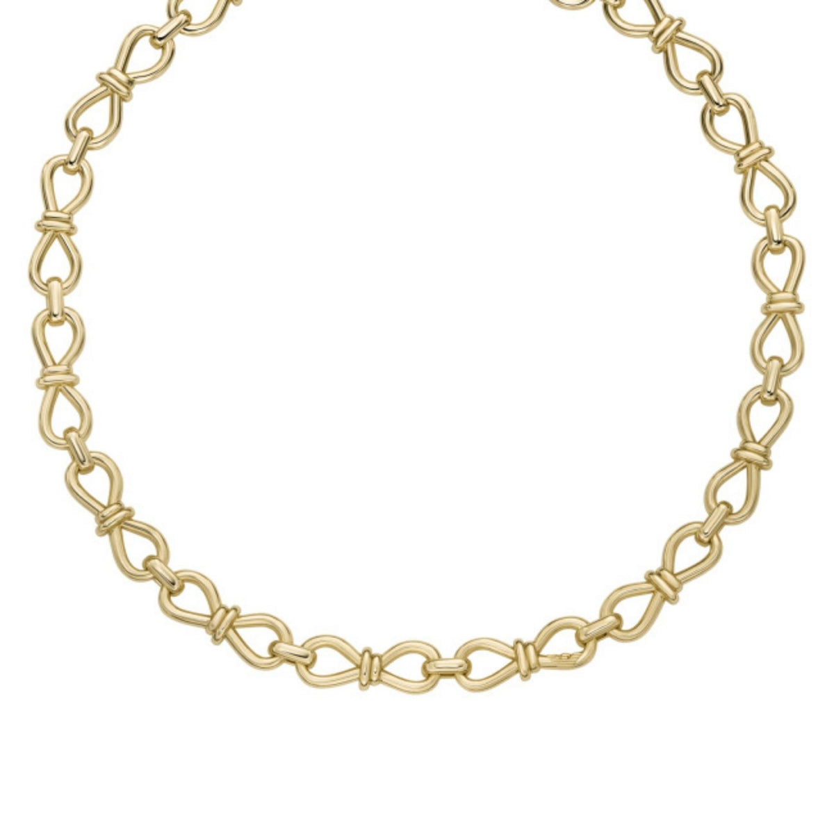 Γυναικεία αλυσίδα λαιμού Emporio Armani Sentimental EGS3326710 από ορείχαλκο σε χρυσό χρώμα