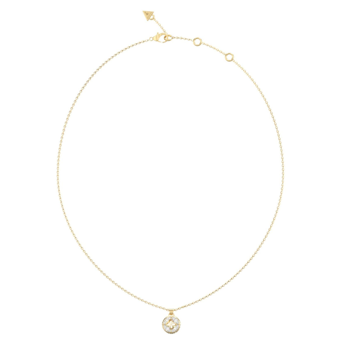 Γυναικείο κολιέ Guess 4G Supreme JUBN06393JWYGT/U χρυσό με πέτρες