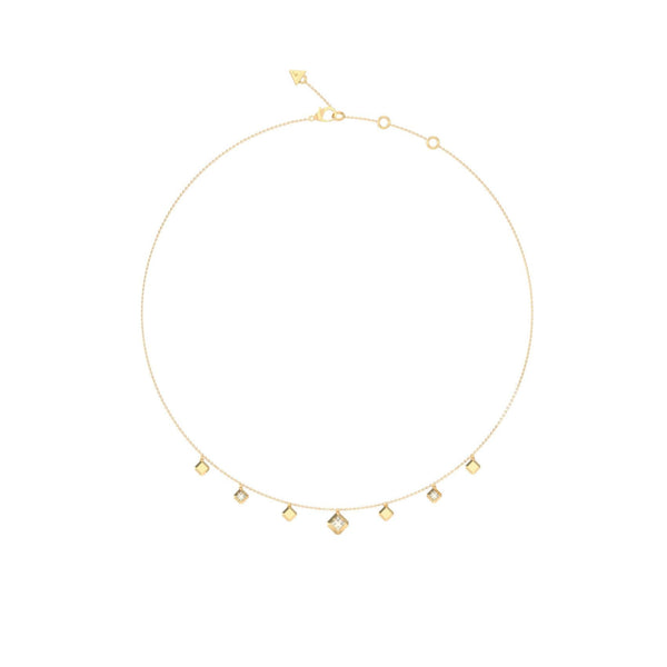 Κολιέ Guess Ace Of Diamonds JUBN06178JWYGT/U Χρυσό με Κρεμαστά Charms