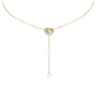 Κολιέ Guess Beloved JUBN06007JWYGT/U Χρυσό με Καρδιά & Πέρλες