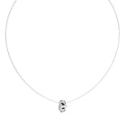Κολιέ Guess Fabulous Me JUBN05191JWRHBKT/U σε Ασημί και Μαύρο Χρώμα