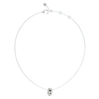 Κολιέ Guess Fabulous Me JUBN05191JWRHBKT/U σε Ασημί και Μαύρο Χρώμα