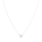 Γυναικείο Κολιέ Guess Golden Love JUBN06370JWRHT/U Ασημί με Καρδιά