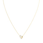 Γυναικείο Κολιέ Guess Golden Love JUBN06370JWYGT/U Χρυσό με Καρδιά