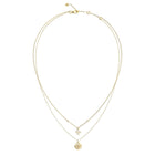 Γυναικείο Κολιέ Guess Spinning Bloom JUBN06468JWYGT/U Χρυσό με Διπλή Αλυσίδα