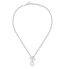 Κολιέ Karl Lagerfeld Pearl KLAYR04 σε Ασημί με Πέρλα