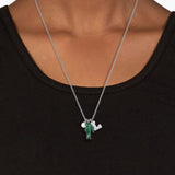 Γυναικείο κολιέ Lacoste με Charms (2040453). Το κολιέ είναι διακοσμημένο με κρεμαστά charms. Mήκος 60cm.