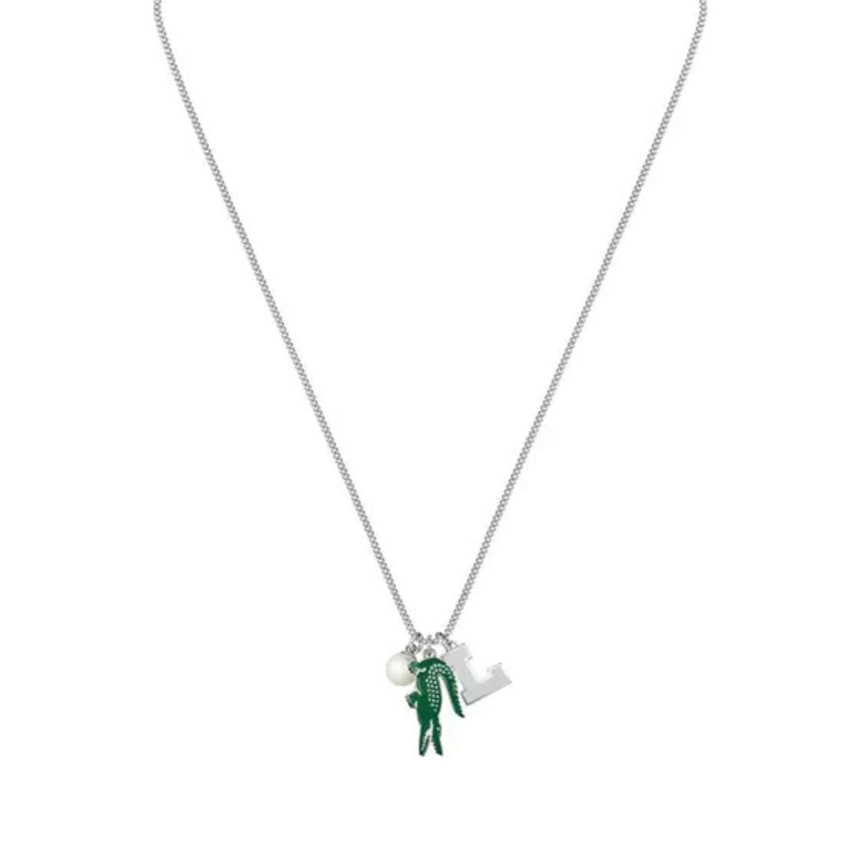 Γυναικείο κολιέ Lacoste με Charms (2040453). Το κολιέ είναι διακοσμημένο με κρεμαστά charms