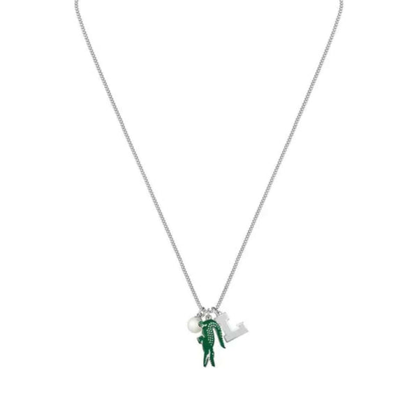 Γυναικείο κολιέ Lacoste με Charms (2040453). Το κολιέ είναι διακοσμημένο με κρεμαστά charms