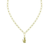 Γυναικείο Κολιέ Lacoste Ατσάλινο Χρυσό με Κρεμαστό 2040362