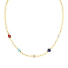 Γυναικείο Κολιέ Tommy Hilfiger 2781039 Χρυσό με Πολύχρωμες Xάντρες