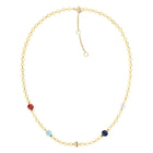 Γυναικείο Κολιέ Tommy Hilfiger 2781039 Χρυσό με Πολύχρωμες Xάντρες