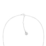 Λεπτομέρεια του ασημί κολιέ Tommy Hilfiger με στρογγυλό κρεμαστό, 2780604.