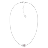 Γυναικείο ατσάλινο ασημί κολιέ Tommy Hilfiger 2780616 μήκους 40–50 cm με κρεμαστό και ζιργκόν.