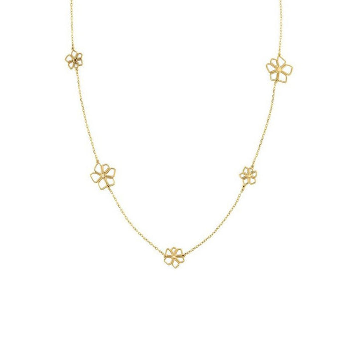 Λεπτομέρεια γυναικείου χρυσού κολιέ Tommy Hilfiger 2780366 από επιχρυσωμένο ατσάλι, 