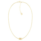 Γυναικείο ατσάλινο χρυσό κολιέ Tommy Hilfiger 2780617 μήκους 40–50 cm με κρεμαστό και ζιργκόν