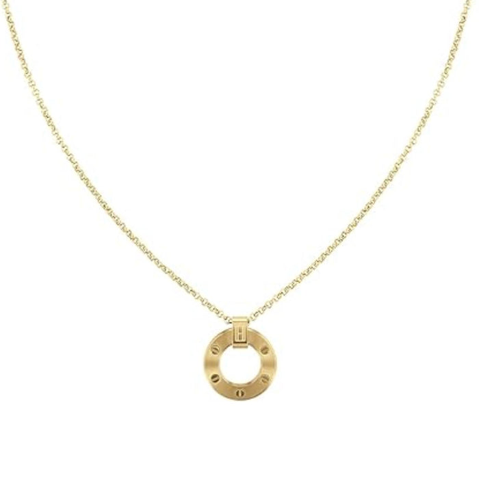 Γυναικείο κολιέ Tommy Hilfiger με στρογγυλό κρεμαστό στοιχείο 2780605