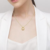 Κολιέ Tommy Hilfiger με στρογγυλό κρεμαστό φορεμένο στον λαιμό, 2780605