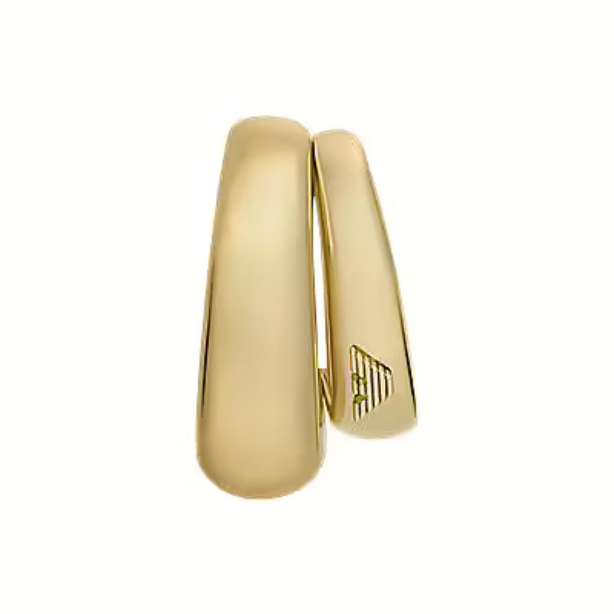 Γυναικείο μονό σκουλαρίκι ear cuff Emporio Armani Trend EGS3192710 από ορείχαλκο σε χρυσό χρώμα χωρίς τρύπημα