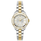 Γυναικείο Ρολόι Boss Sage Aqua 1502848 με Δίχρωμο Μπρασελέ & Ασημί Καντράν