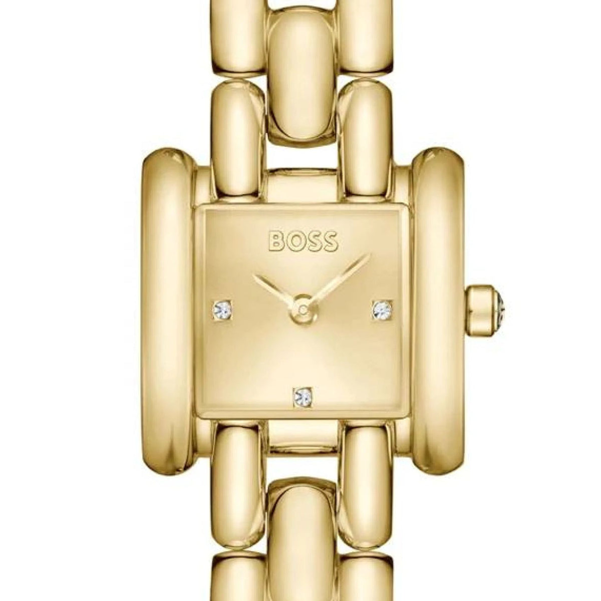 Χρυσό ατσάλινο μπρασελέ ρολογιού Boss Violet 1502874