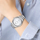 Γυναικείο Ρολόι Citizen Elegance EM0411-71A με Ασημί Μπρασελέ & Λευκό Καντράν