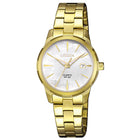 Γυναικείο Ρολόι Citizen Elegance EU6072-56D με Χρυσό Μπρασελέ & Λευκό Καντράν