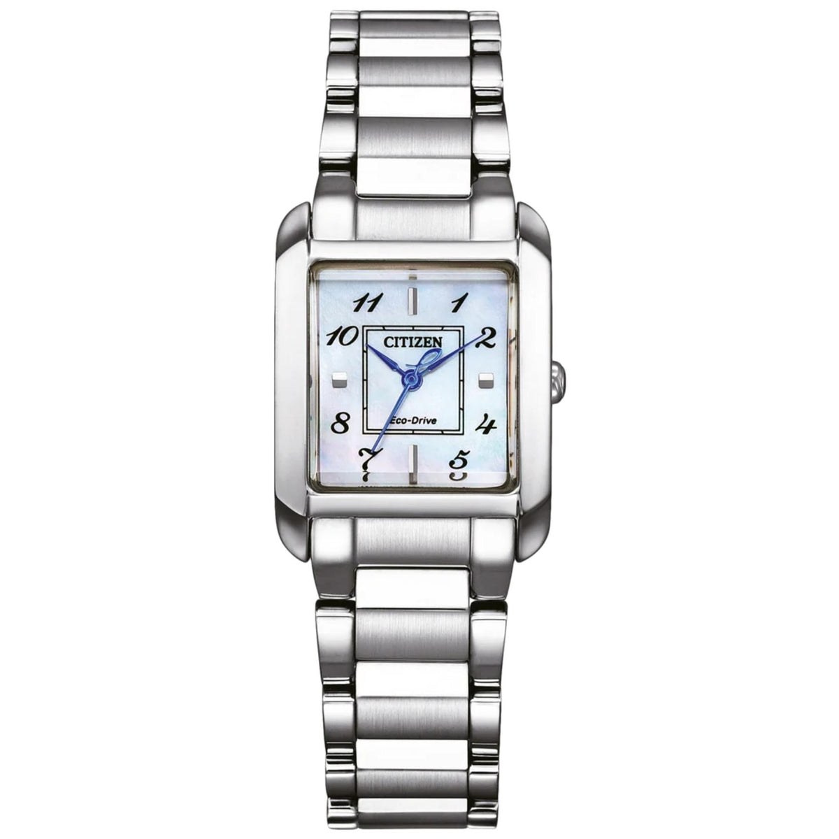Γυναικείο ρολόι Citizen L EW5600-87D με ασημί μπρασελέ και λευκό φίλντισι καντράν