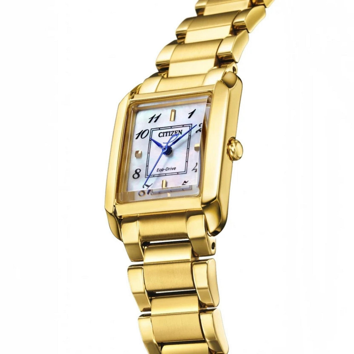 Λευκό φίλντισι καντράν ρολογιού Citizen L EW5602-81D διαμέτρου 28.4x21.5mm