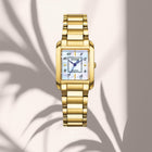 Γυναικείο Ρολόι Citizen L EW5602-81D με Χρυσό Μπρασελέ & Λευκό Καντράν