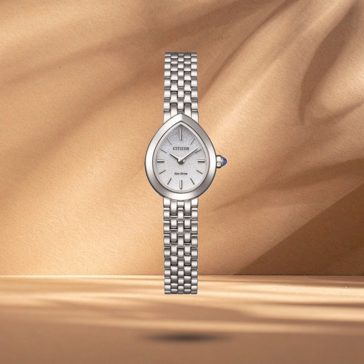 Γυναικείο ρολόι Citizen L Rainell EX1550-54A με ασημί μπρασελέ και ασημί καντράν 20mm