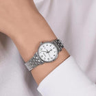 Γυναικείο Ρολόι Citizen Sports EU6090-54A με Ασημί Μπρασελέ & Λευκό Καντράν