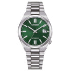 Αυτόματο Γυναικείο Ρολόι Citizen Tsuyosa NJ0200-50X Με Ασημί Μπρασελέ & Πράσινο Καντράν