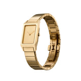 Χρυσό ατσάλινο μπρασελέ του D1 Milano D1-ARBU03 με κούμπωμα ασφαλείας.