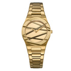 Γυναικείο Ρολόι D1 Milano Ultra Thin Golden Inlay D1-UCBL05 με Χρυσό Μπρασελέ & Χρυσό Καντράν