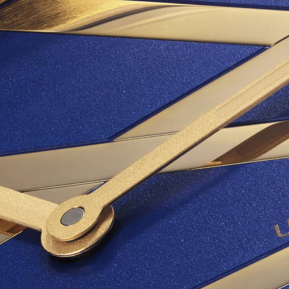 Μπλε καντράν ρολογιού D1 Milano Ultra Thin Royal Inlay D1-UCBL02 διαμέτρου 30mm