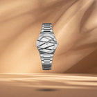 Γυναικείο Ρολόι D1 Milano Ultra Thin Silver Inlay D1-UCBL04 με Ασημί Μπρασελέ & Ασημί Καντράν