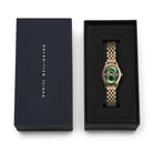 Ρολόι Daniel Wellington Ophelia Mini DW00100804 Με Χρυσό Μπρασελέ & Πράσινο Καντράν