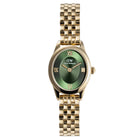 Ρολόι Daniel Wellington Ophelia Mini DW00100804 Με Χρυσό Μπρασελέ & Πράσινο Καντράν