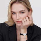 Ρολόι Daniel Wellington Ophelia Mini DW00100890 Με Μαύρο Δερμάτινο Λουράκι