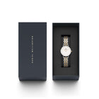 Ρολόι Daniel Wellington Petite Lumine DW00100616 Με Δίχρωμο Μπρασελέ