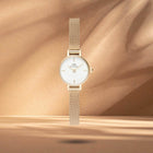 Ρολόι Daniel Wellington Petite Mini Evergold DW00100745 Με Χρυσό Μπρασελέ