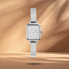 Ρολόι Daniel Wellington Quadro Mini Reflection DW00100800 Με Ασημί Μπρασελέ
