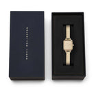 Ρολόι Daniel Wellington Quadro Mini Reflection DW00100801 Με Χρυσό Μπρασελέ