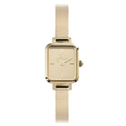 Ρολόι Daniel Wellington Quadro Mini Reflection DW00100801 Με Χρυσό Μπρασελέ