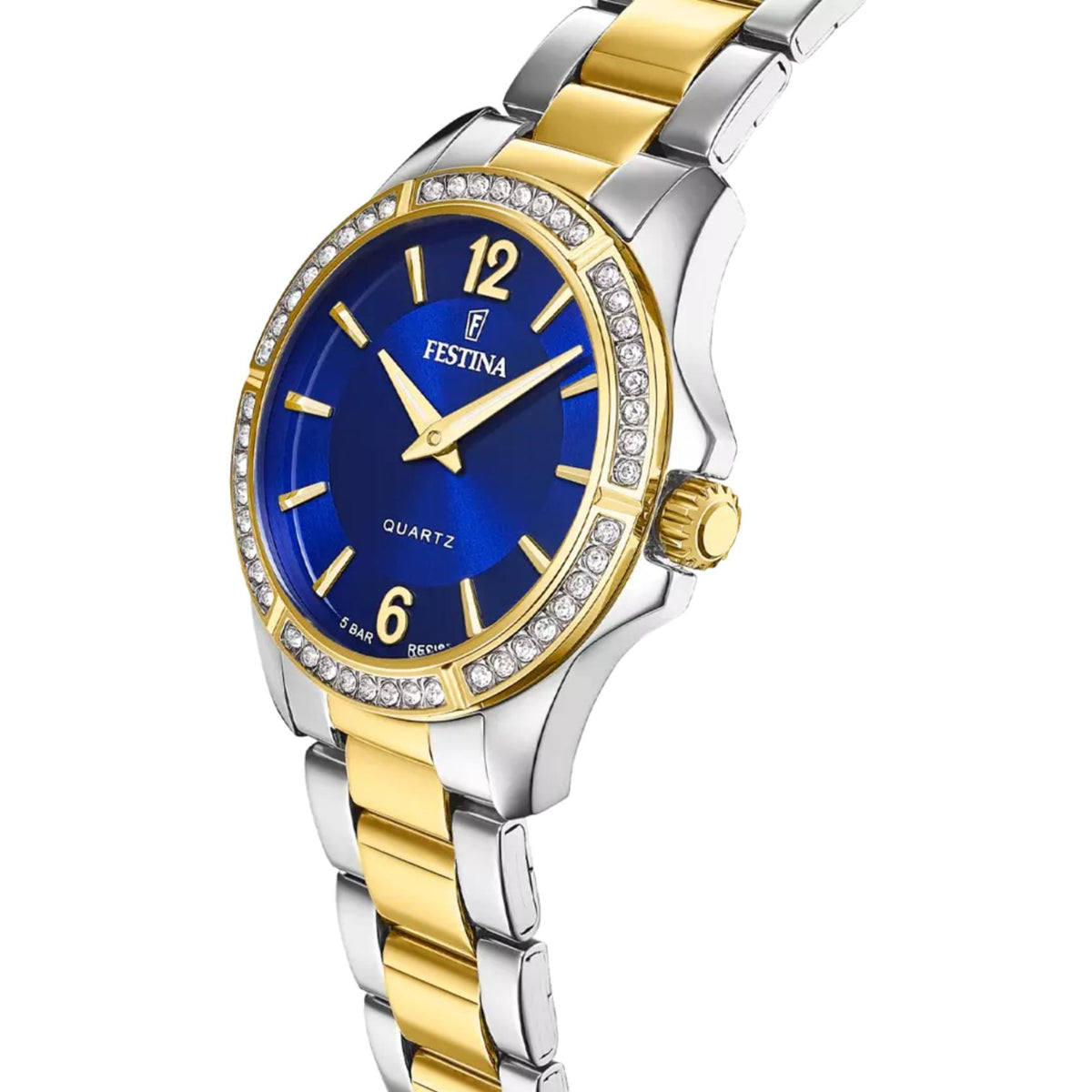 Μπλε καντράν ρολογιού Festina Boyfriend F20594/2 διαμέτρου 34.5mm με ζιργκόν