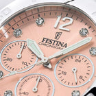 Ρολόι Festina Boyfriend F20603/7 Με Ασημί Μπρασελέ & Ροζ Καντράν