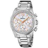 Γυναικείο Ρολόι Festina Boyfriend F20606/1 Χρονογράφος Με Μπρασελε & Ζιργκόν