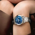 Γυναικείο Ρολόι Festina Classics F20049/5 Με Ασημί Μπρασελέ & Μπλε Καντράν